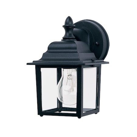 Builder Cast 1-Light 5.5 Wide Black Outdoor Wall Sconce